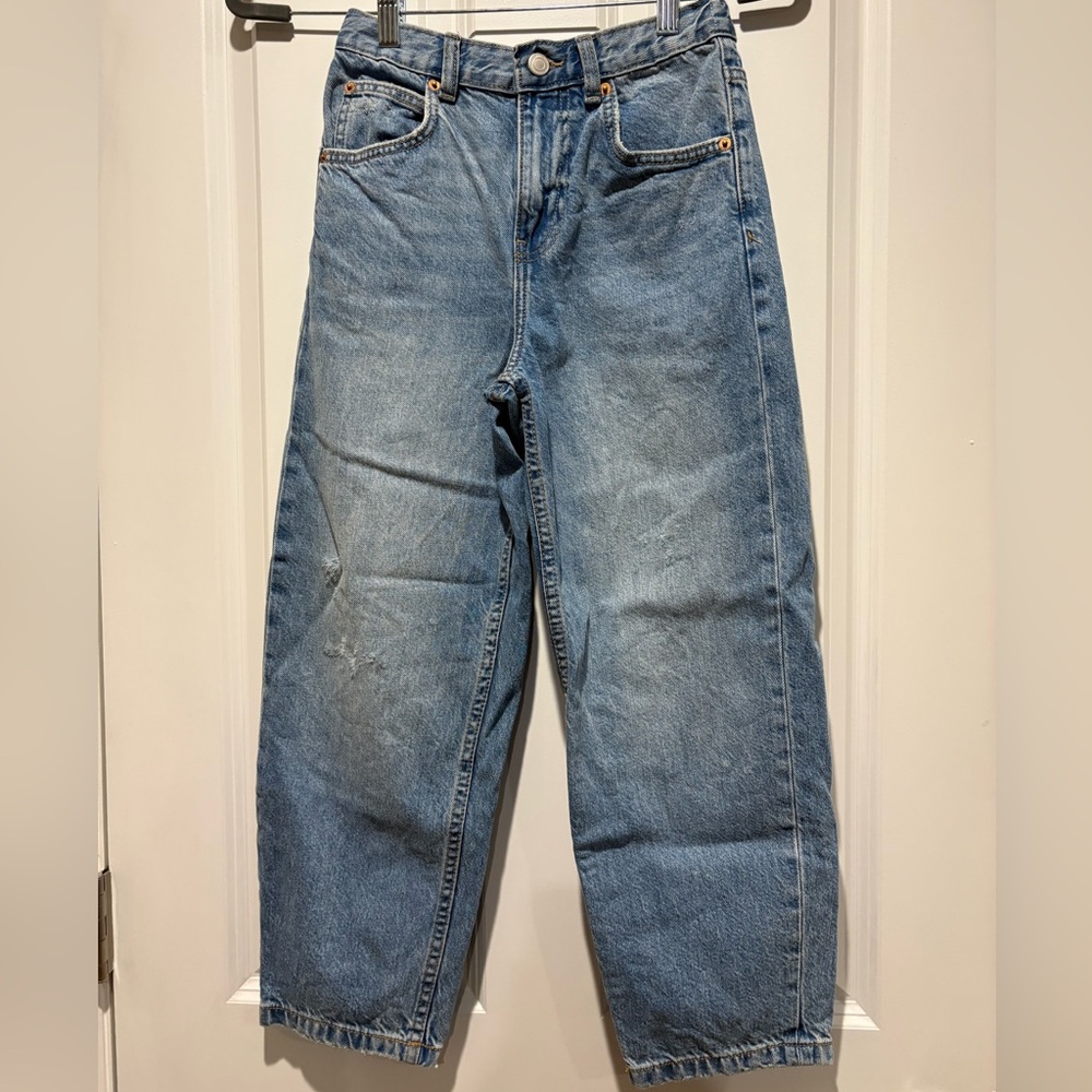 Like New Zara Girls Mom Jeans Size 9-10 Years